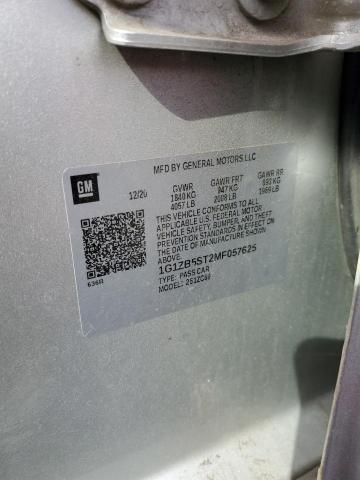 1g1zb5st2mf057625 - 2021 Chevrolet malibu ls - #61728425