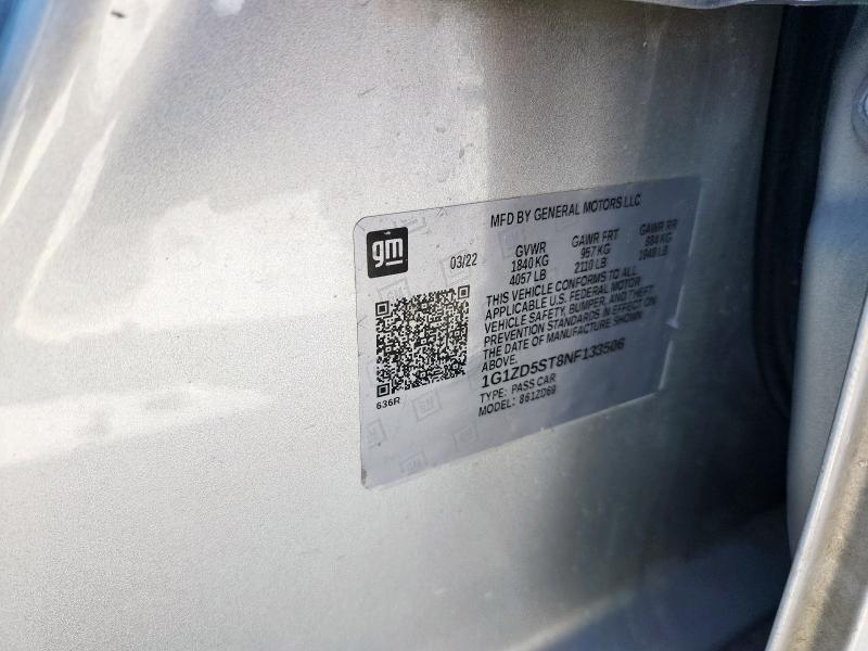 2022 CHEVROLET MALIBU LT #3317031979