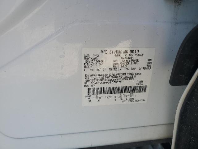2016 FORD EDGE SEL - 2FMPK4J91GBC50378