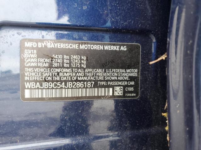 2018 BMW M550XI WBAJB9C54JB286187