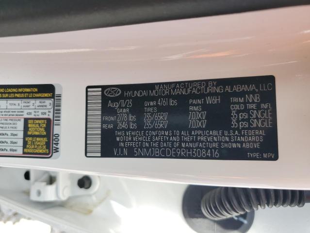 2024 HYUNDAI TUCSON SEL - 5NMJBCDE9RH308416