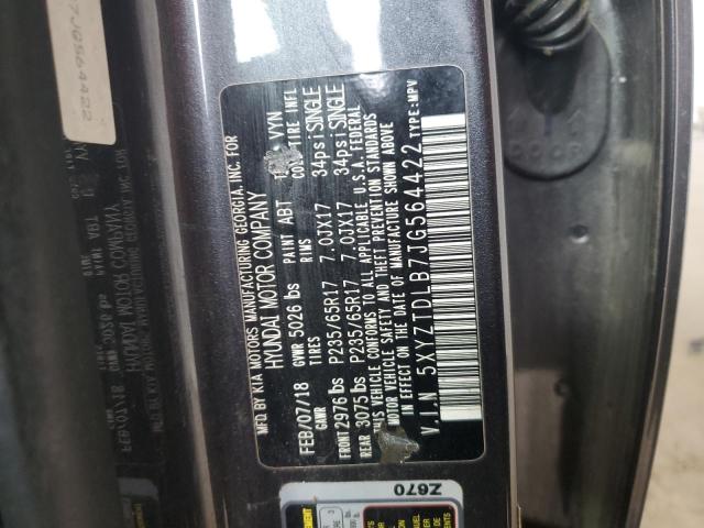 2018 HYUNDAI SANTA FE S - 5XYZTDLB7JG564422