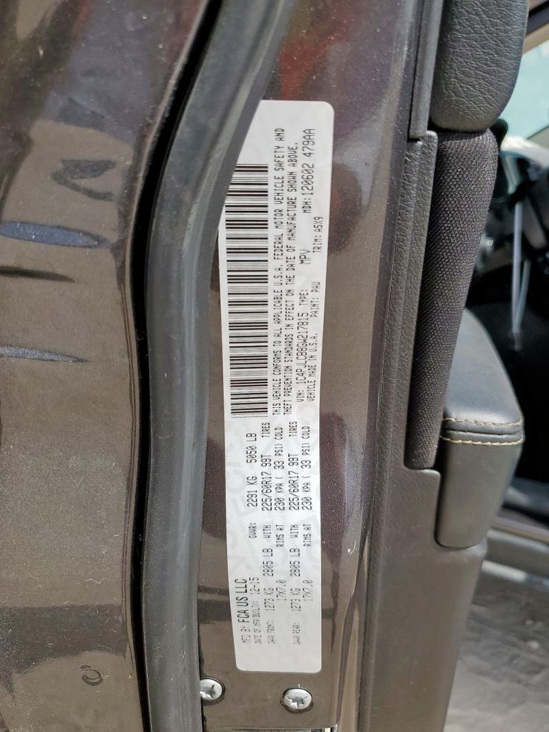 2016 JEEP CHEROKEE L - 1C4PJLCB8GW217815