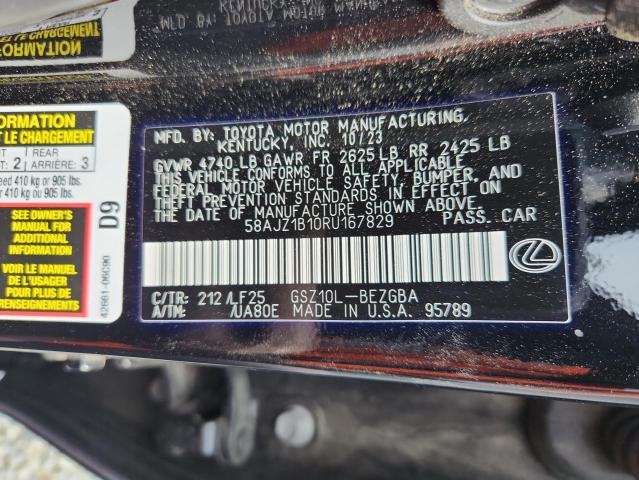 2024 LEXUS ES 350 F S 58AJZ1B10RU167829