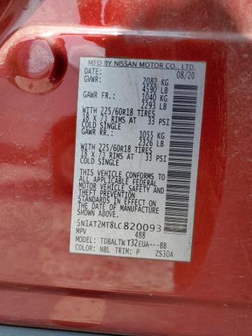 2020 NISSAN ROGUE S - 5N1AT2MT8LC820093