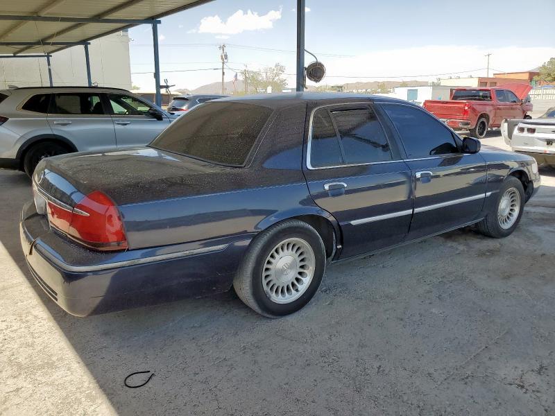 MERCURY GRAND MARQ 2002 blue sedan 4d gas 2MEFM75W42X666799 photo #4