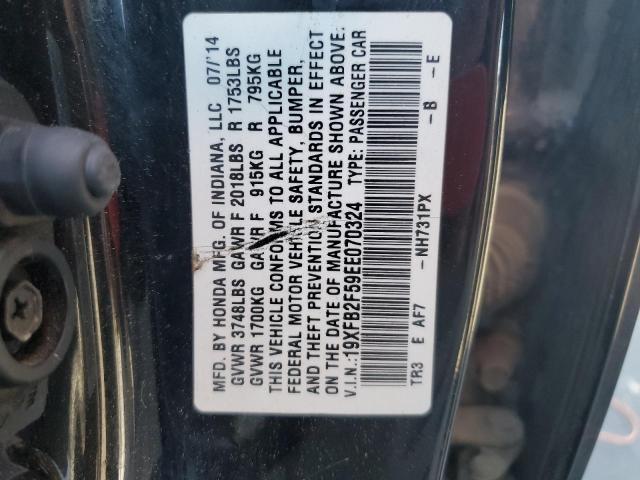 2014 HONDA CIVIC LX #3255575026