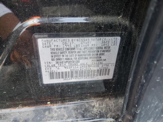 2017 NISSAN SENTRA S - 3N1AB7AP6HY381280