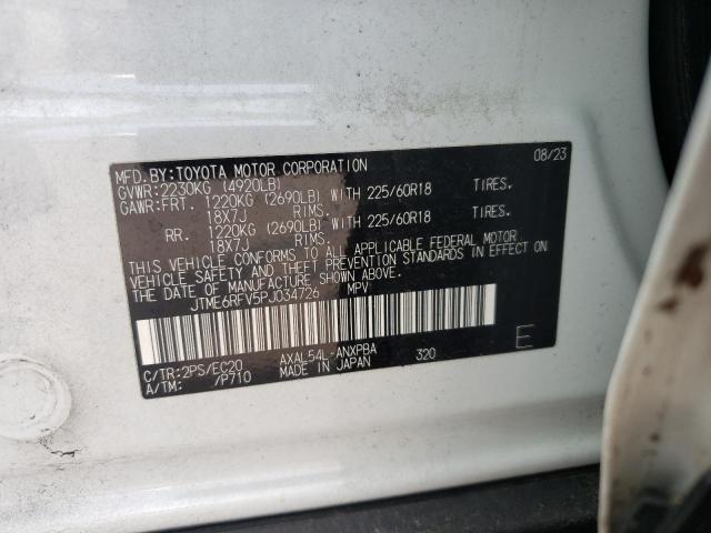 2023 TOYOTA RAV4 XSE JTME6RFV5PJ034726