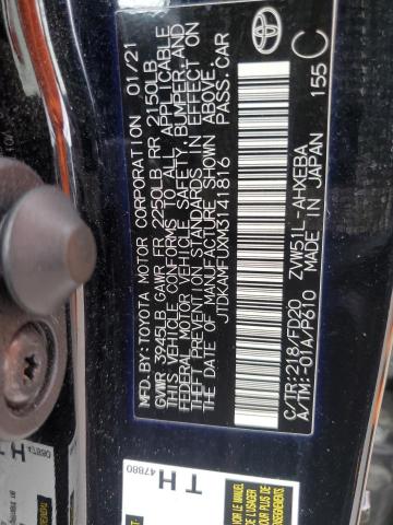 2021 TOYOTA PRIUS SPEC JTDKAMFUXM3141816