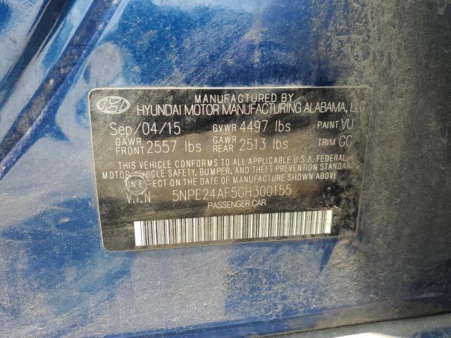 2016 HYUNDAI SONATA SE 5NPE24AF5GH300155