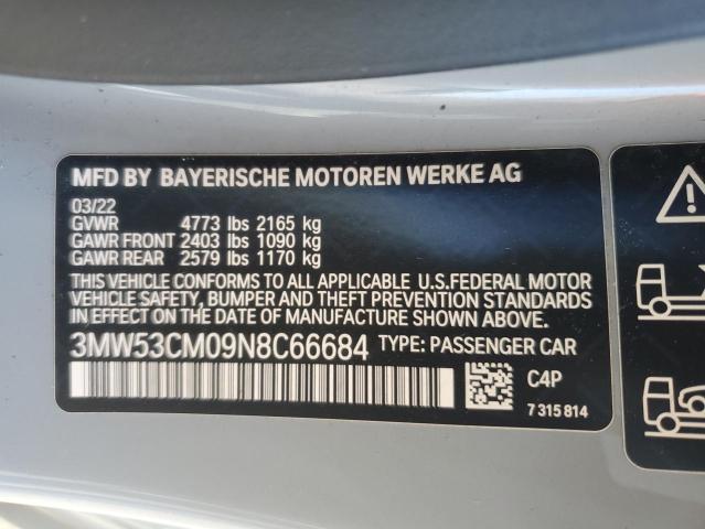 2022 BMW M240XI 3MW53CM09N8C66684