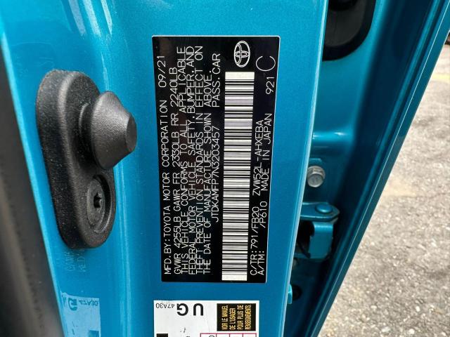 2022 TOYOTA PRIUS PRIM JTDKAMFP7N3203457