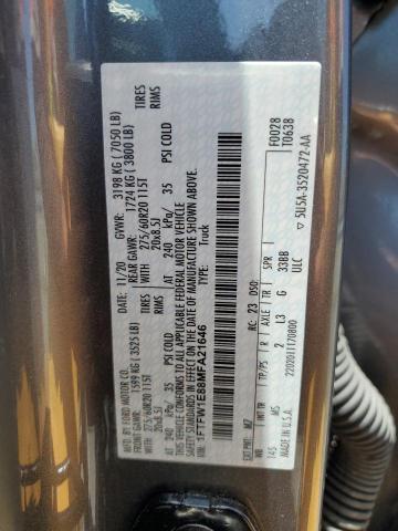 2021 FORD F150 SUPER - 1FTFW1E88MFA21646