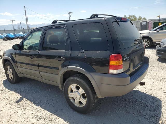 FORD ESCAPE XLT 2002 black  gas 1FMYU04172KA54070 photo #3