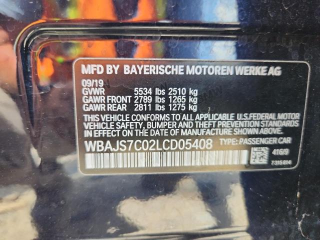 2020 BMW M550XI WBAJS7C02LCD05408