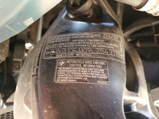 2020 BMW K1600 GT WB10F1109LZ543119