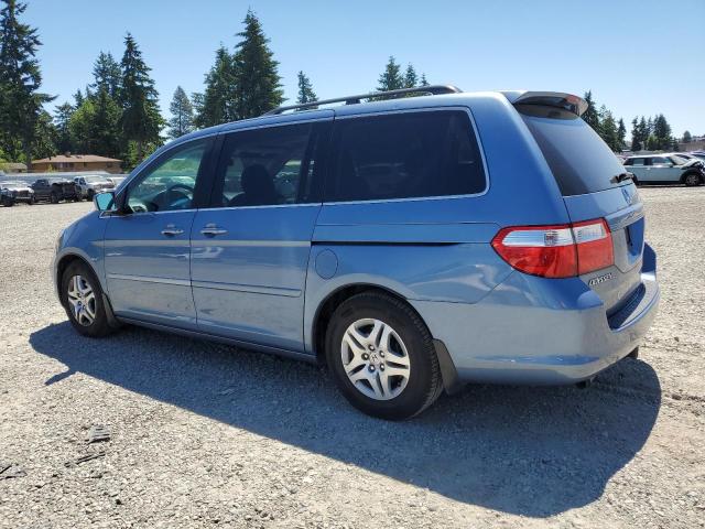 HONDA ODYSSEY EX 2007 blue  gas 5FNRL38767B052326 photo #3