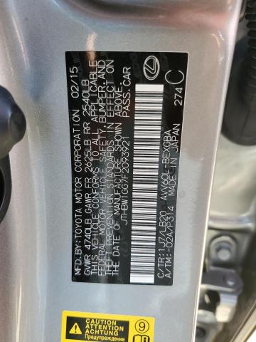 2015 LEXUS ES 300H JTHBW1GG7F2093921