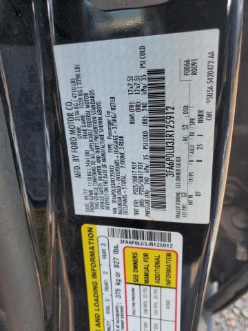 2018 FORD FUSION SE - 3FA6P0LU3JR125912