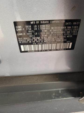 2022 SUBARU OUTBACK ON 4S4BTGLDXN3134166