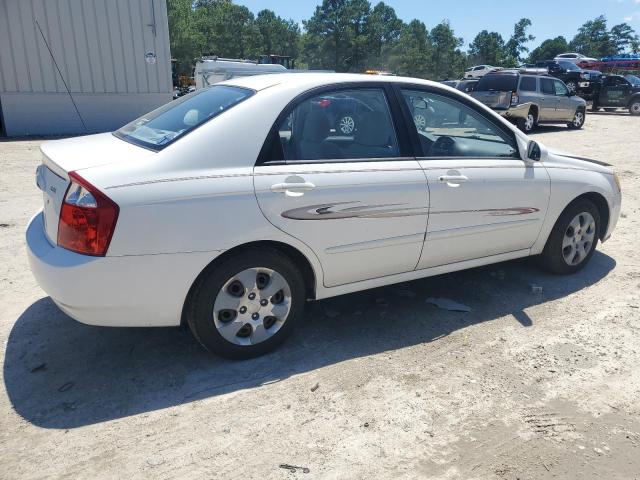 KIA SPECTRA LX 2005 white  gas KNAFE121055168400 photo #4