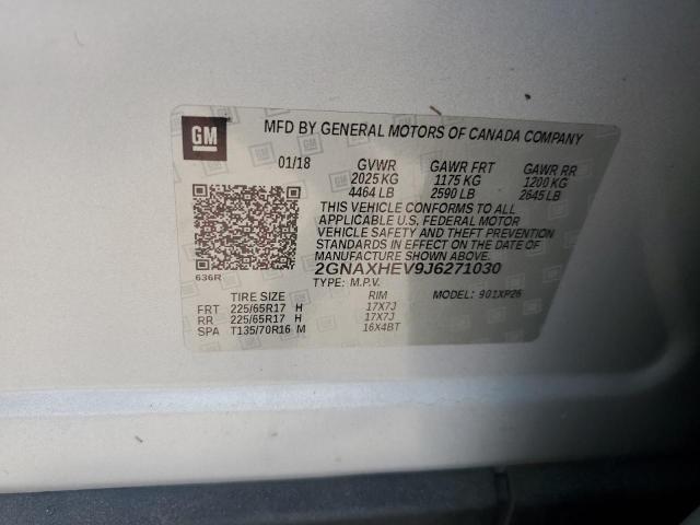 2018 CHEVROLET EQUINOX LS - 2GNAXHEV9J6271030