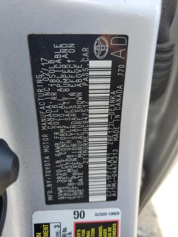 2017 TOYOTA COROLLA L - 2T1BURHE3HC847517