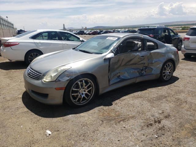 INFINITI G35 2006 gray  gas JNKCV54E26M701589 photo #1
