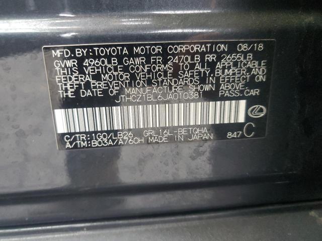 2018 LEXUS GS 350 BAS - JTHCZ1BL6JA010381