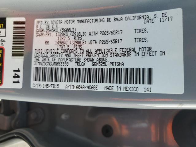 2018 TOYOTA TACOMA DOU - 3TMAZ5CN3JM053398