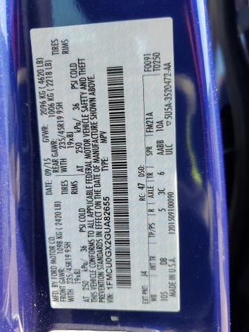 2016 FORD ESCAPE SE - 1FMCU0GX2GUA82655