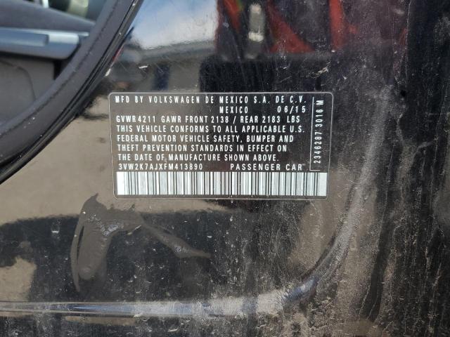2015 VOLKSWAGEN JETTA BASE 3VW2K7AJXFM413890