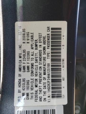 2017 HONDA ACCORD LX - 1HGCR2F34HA125168