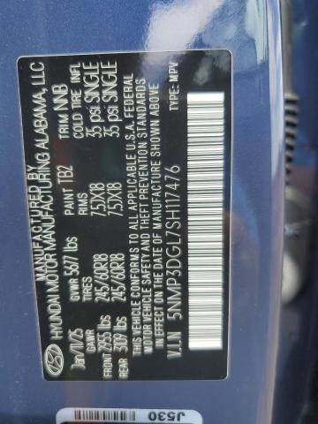2025 HYUNDAI SANTA FE X 5NMP3DGL7SH117476
