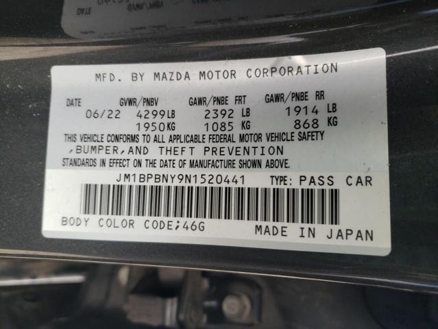 2022 MAZDA 3 PREMIUM JM1BPBNY9N1520441
