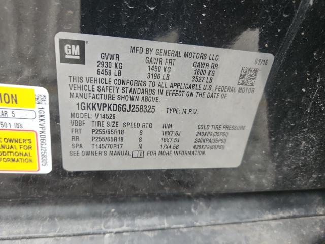 2016 GMC ACADIA SLE 1GKKVPKD6GJ258325