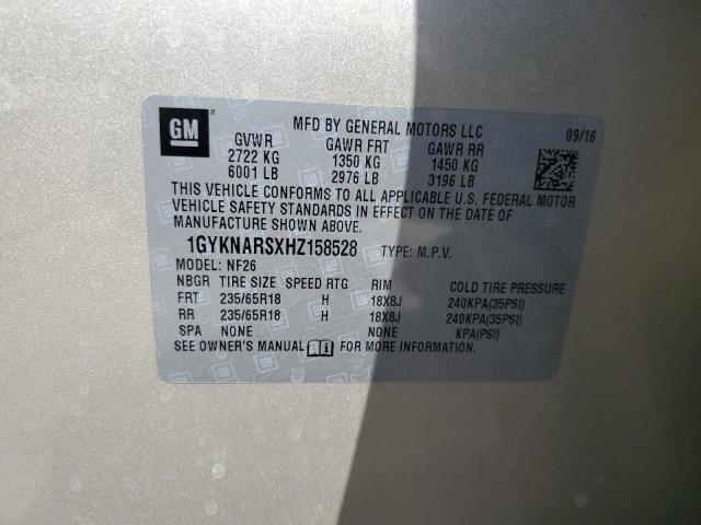 2017 CADILLAC XT5 - 1GYKNARSXHZ158528