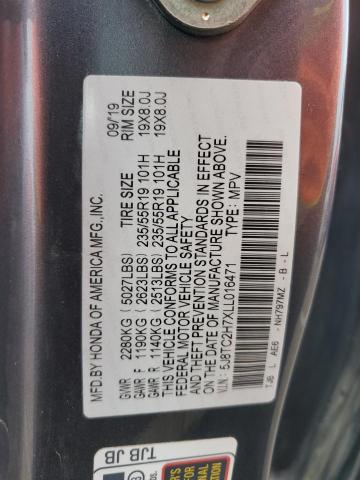 2020 ACURA RDX ADVANC 5J8TC2H7XLL016471
