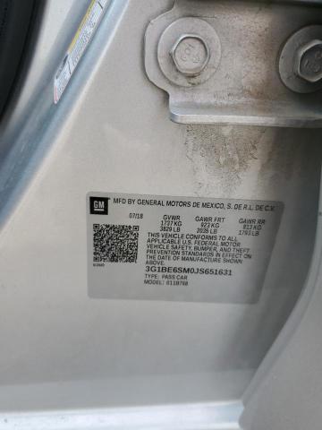 2018 CHEVROLET CRUZE LT - 3G1BE6SM0JS651631
