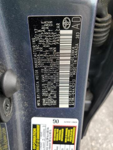 2018 TOYOTA COROLLA L - 2T1BURHE1JC003689
