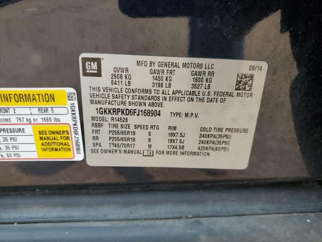 2015 GMC ACADIA SLE - 1GKKRPKD6FJ168904