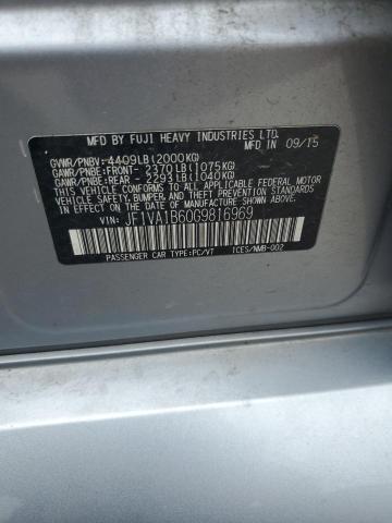 2016 SUBARU WRX - JF1VA1B60G9816969