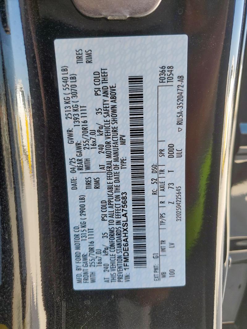 2025 FORD BRONCO 1FMDE6AHXSLA75683