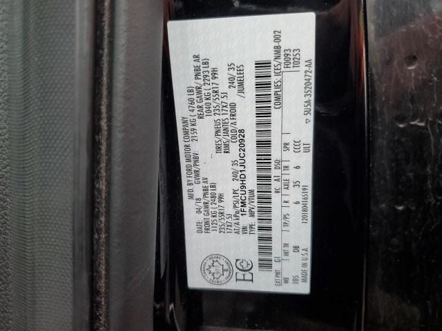 2018 FORD ESCAPE SEL 1FMCU9HD1JUC20928