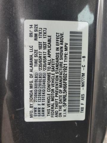 2015 HONDA ODYSSEY EX 5FNRL5H66FB021921