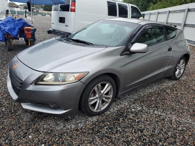 HONDA CR-Z EX 2011 silver  hybrid engine JHMZF1D63BS003197 photo #1