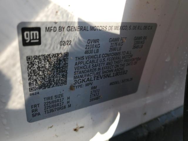 2022 GMC TERRAIN SL 3GKALTEV5NL180592