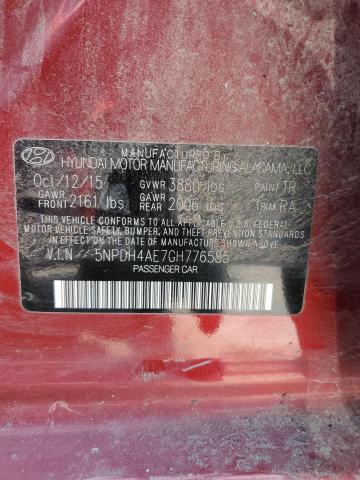 2016 HYUNDAI ELANTRA SE 5NPDH4AE7GH776585