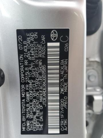 2021 TOYOTA COROLLA LE - JTDEAMDEXMJ007585